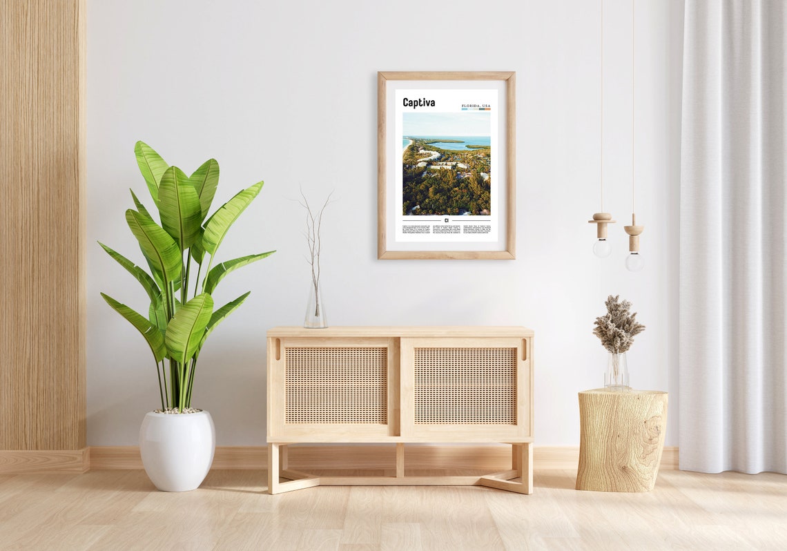 Captiva Print Captiva Poster Captiva Wall Art Oil Painting Poster Colorful City Print City Artwork Travel Artwork Travel Wall Art - Image 5