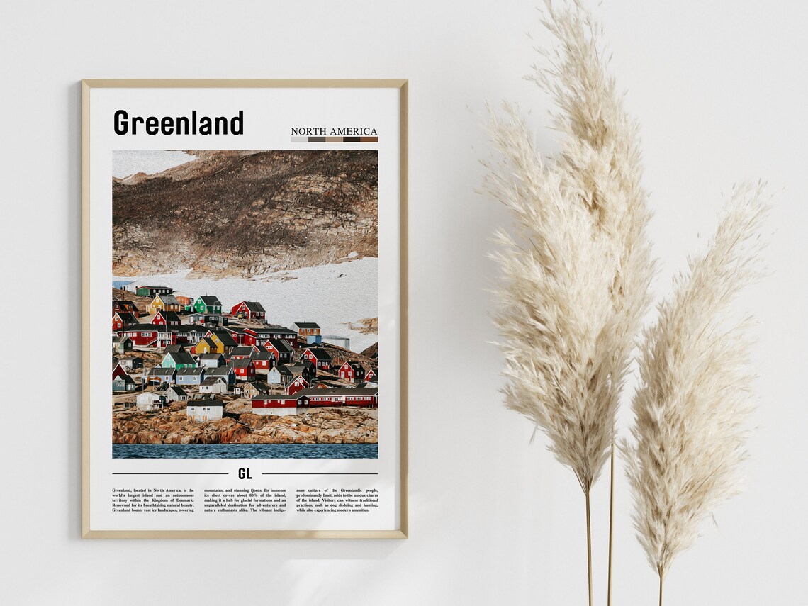 Greenland Travel Poster, North America Photo - Image 4