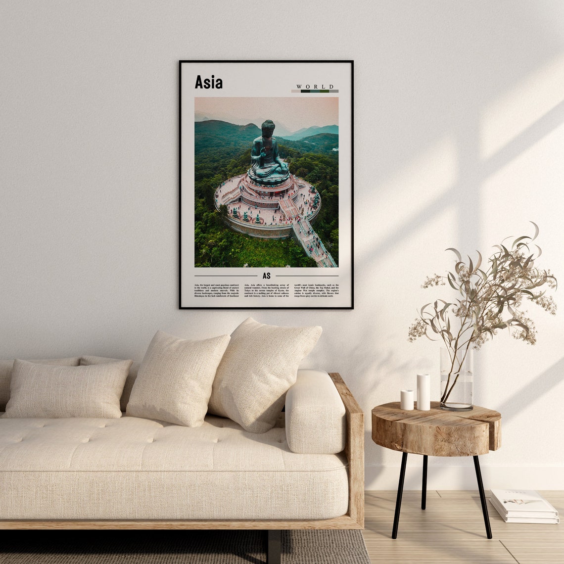 Asia Poster Asia Print Asia Wall Art Asia Print Asia Poster Asia Photo Minimal Travel Poster - Image 2