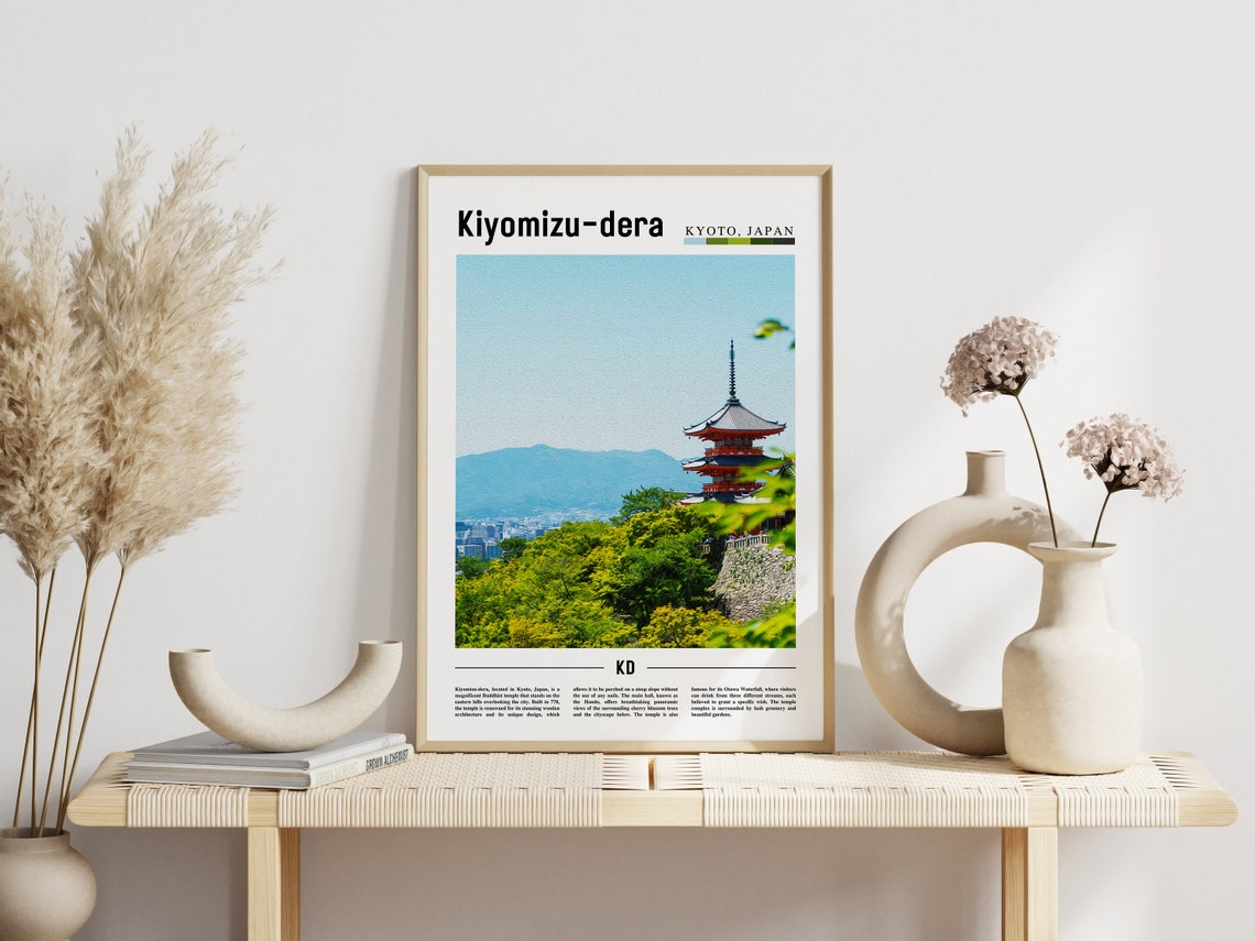 Kiyomizu Dera Poster Kiyomizu Dera Print Kiyomizu Dera Wall Art Asia Print Asia Poster Asia Photo Travel Poster - Image 6