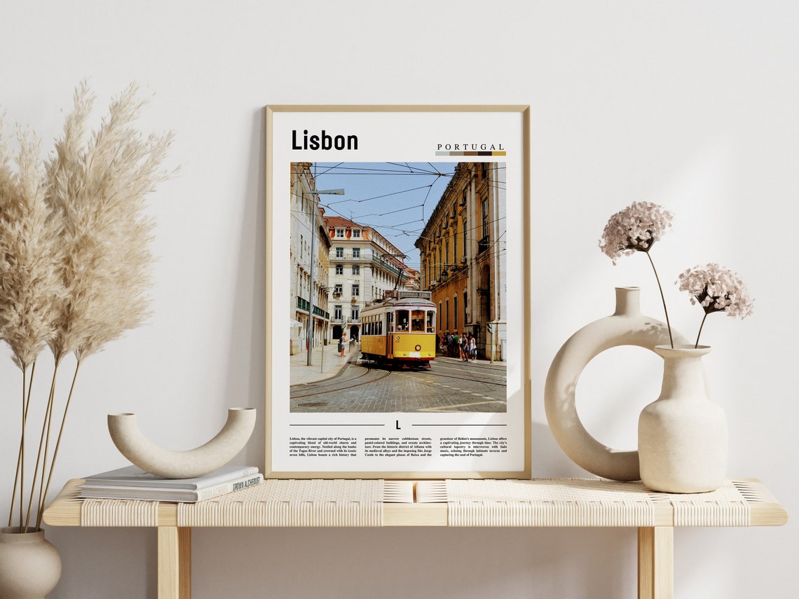 Lisbon Poster Lisbon Print Lisbon Wall Art Europe Photo Europe Poster Europe Print Travel Poster - Image 6
