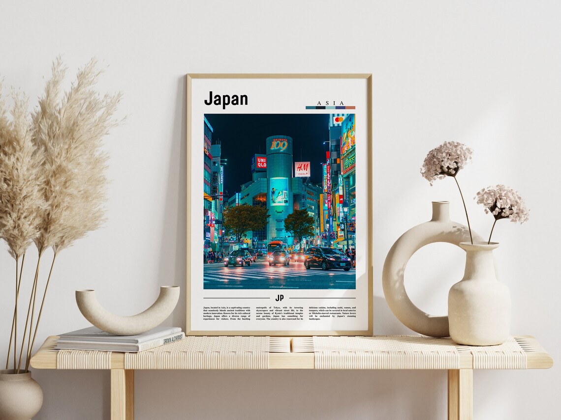 Japan Minimal Travel Poster, Asia Wall Art - Image 6
