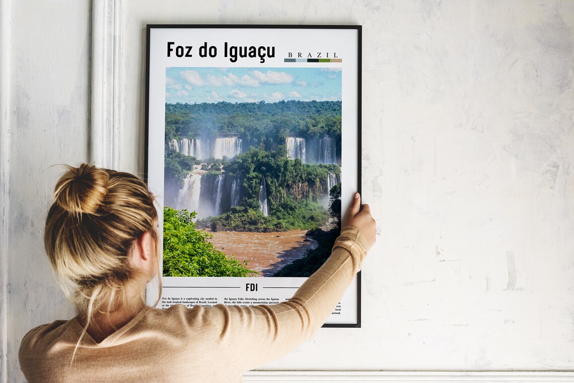 Foz Do Iguau Travel Poster, South America - Image 5