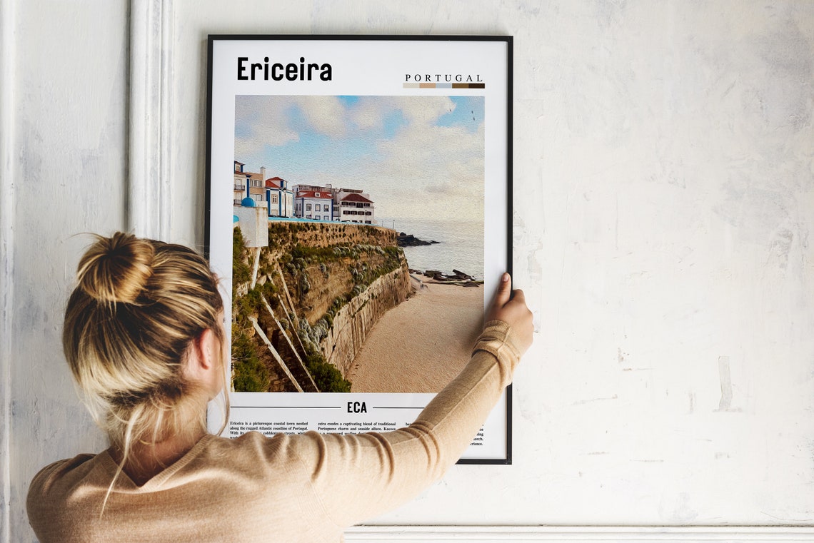 Ericeira Poster Ericeira Print Ericeira Wall Art Europe Photo Europe Poster Europe Print Travel Poster - Image 5