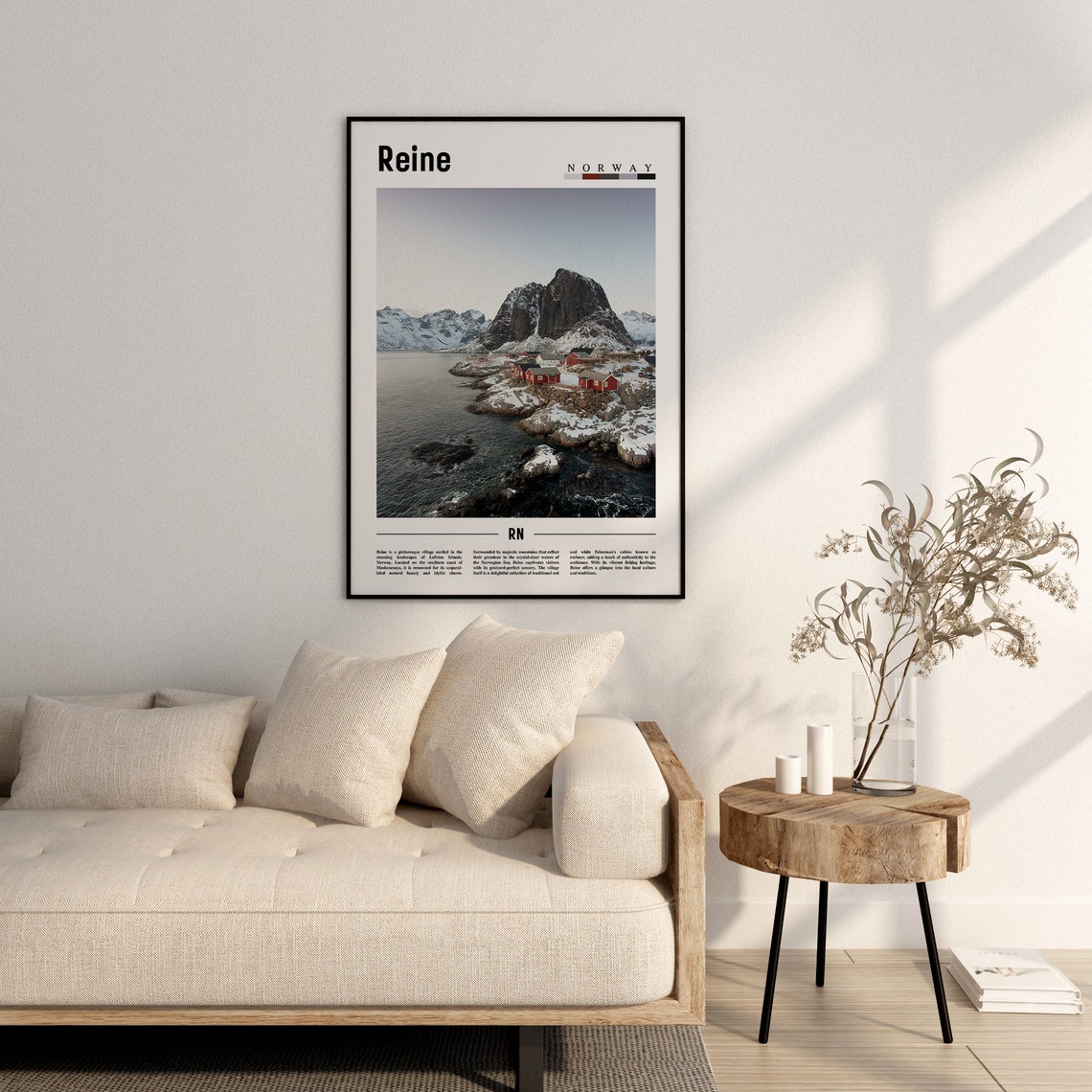 Reine Poster Reine Print Reine Wall Art Europe Photo Europe Poster Europe Print Travel Poster - Image 2