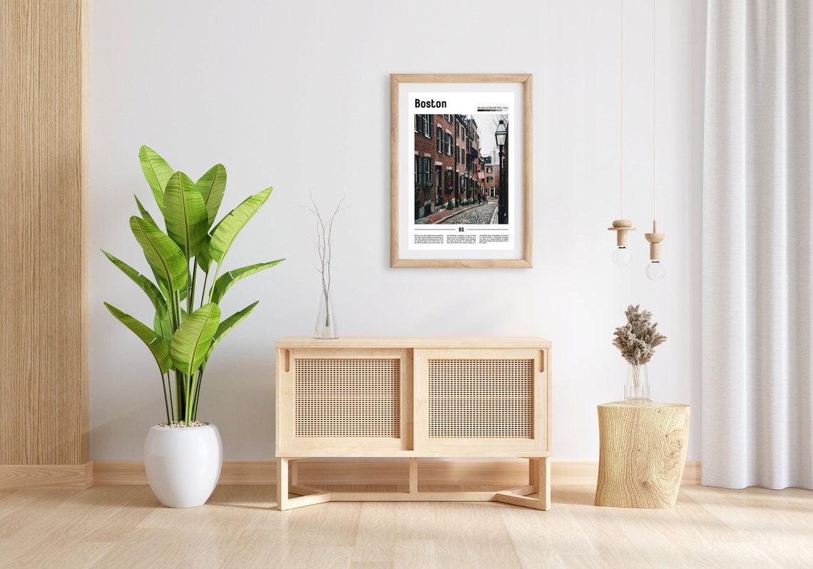 Boston Print Boston Poster Boston Wall Art United States Photo United States Poster United States Print Travel Poster - Image 3
