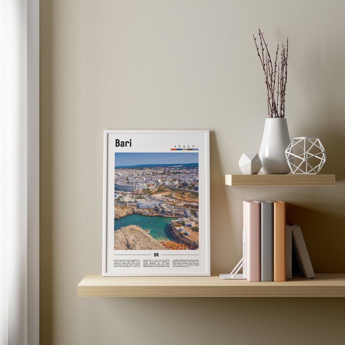Bari Poster, Minimal Travel Poster - Image 3