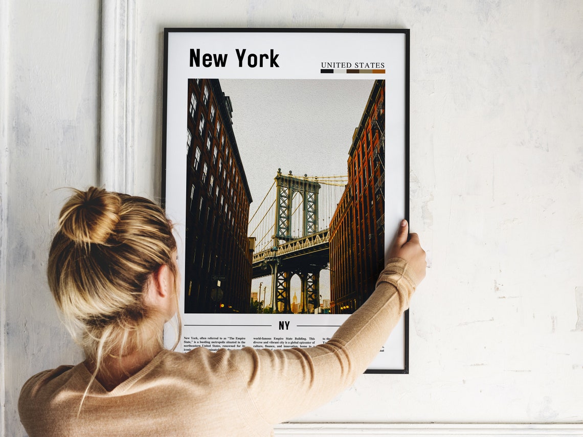 New York Poster New York Print New York Wall Art Ny Photo Ny Poster Ny Print New York Photo Travel Poster - Image 5