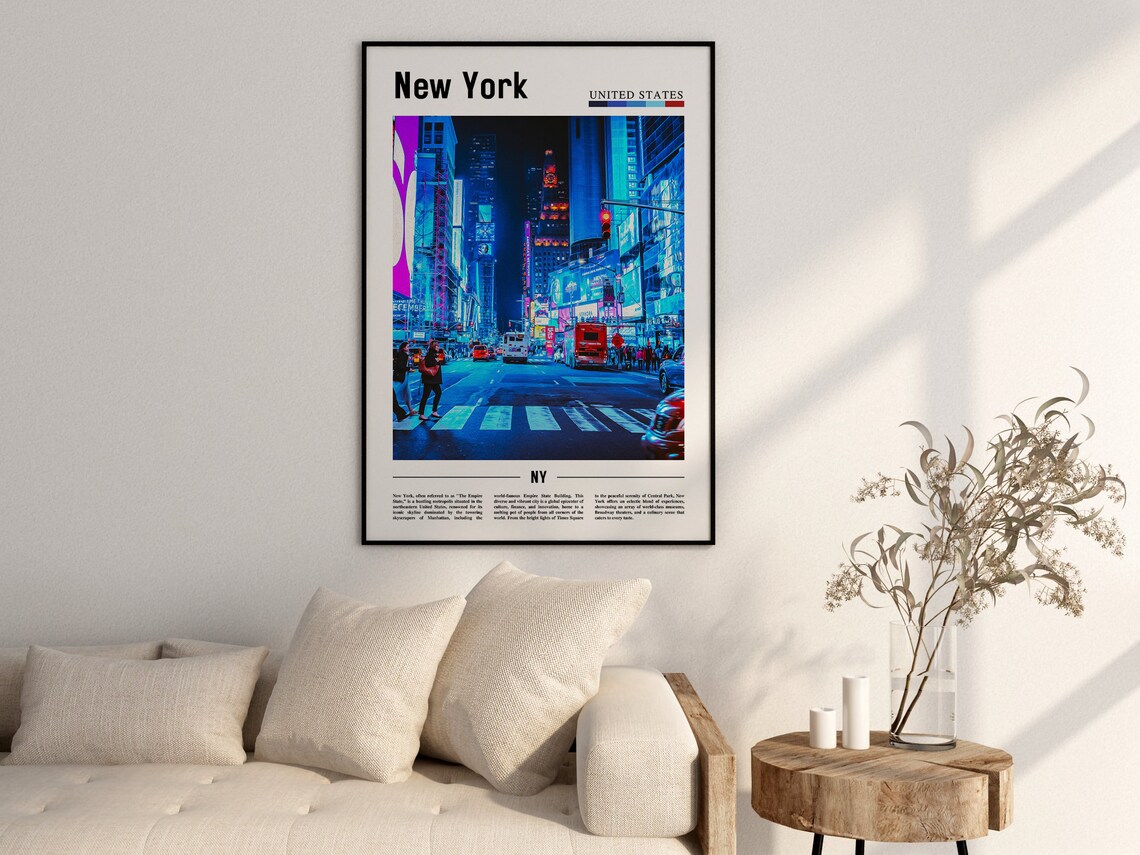 New York Travel Poster, City Wall Art Print - Image 2