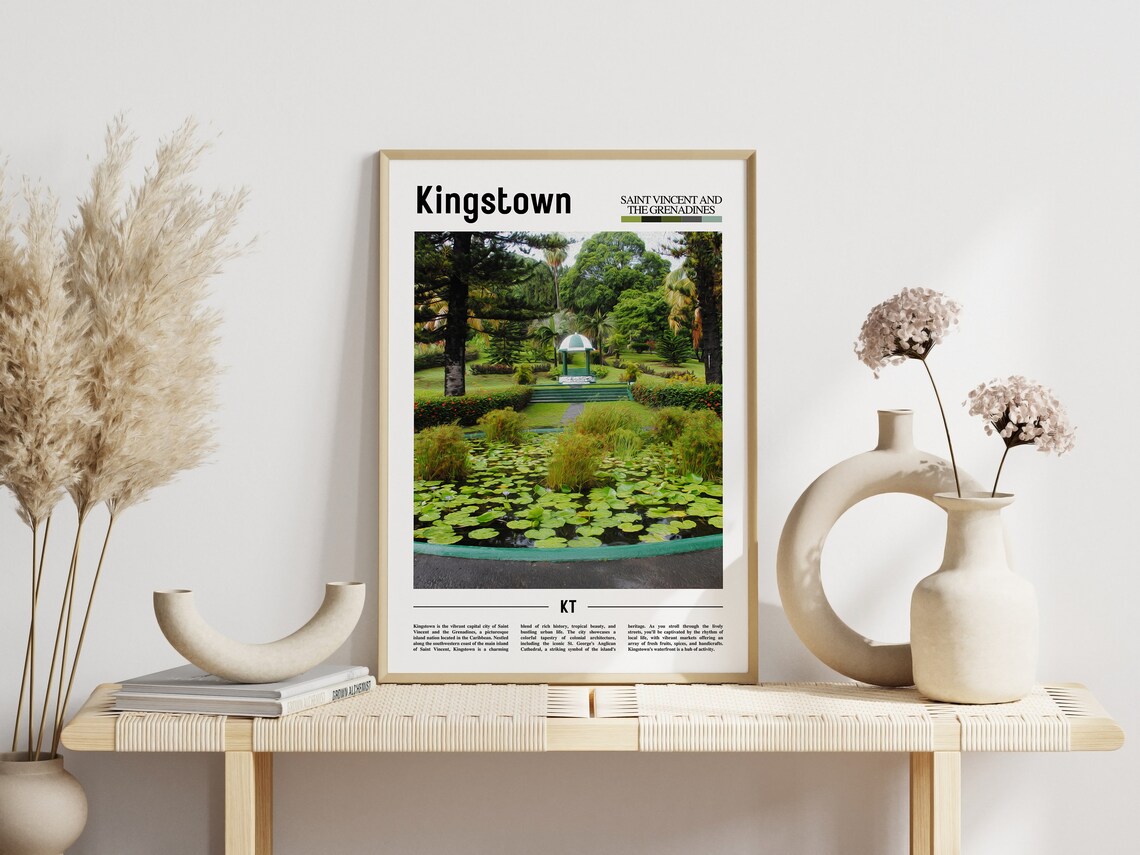 Kingstown Travel Poster, Caribbean Photo - Image 6