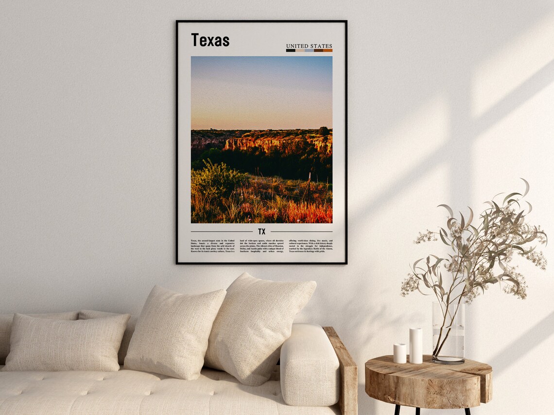 Texas Travel Poster, United States Photo - Image 2