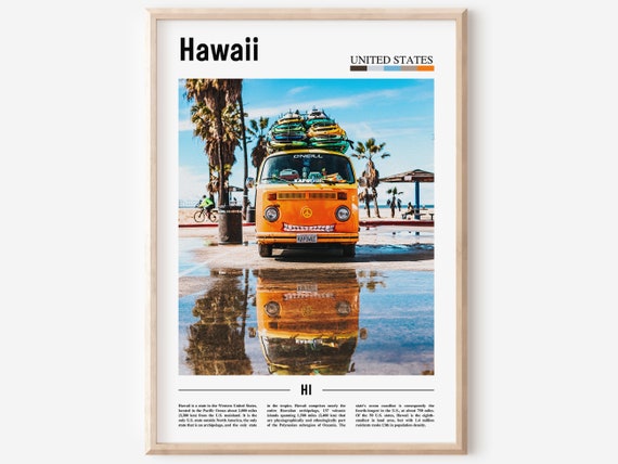 Hawaii Travel Poster, United States Photo