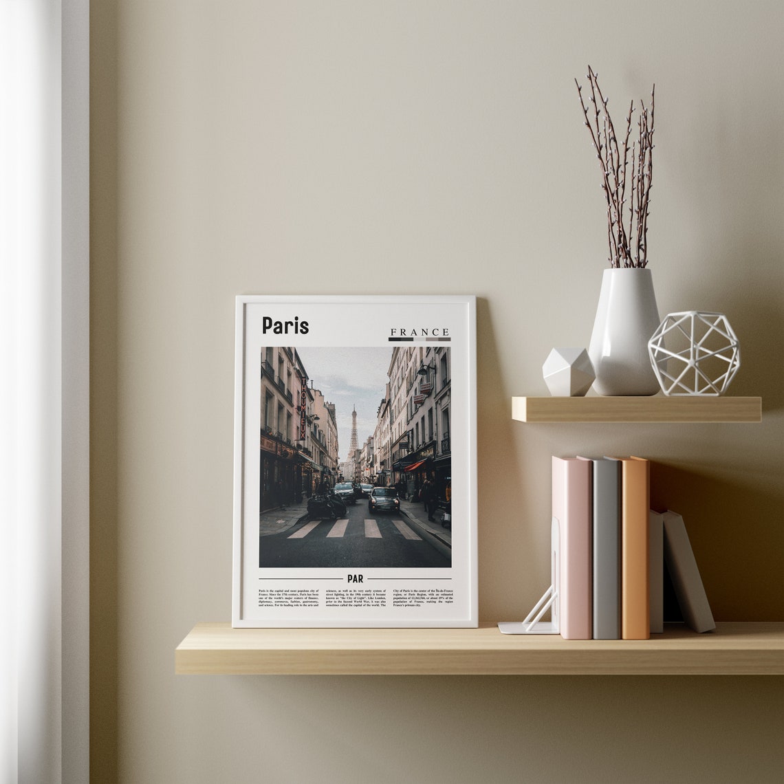 Paris Poster Paris Print Paris Wall Art France Photo France Poster France Print France Wall Art Minimal Travel Poster - Image 2