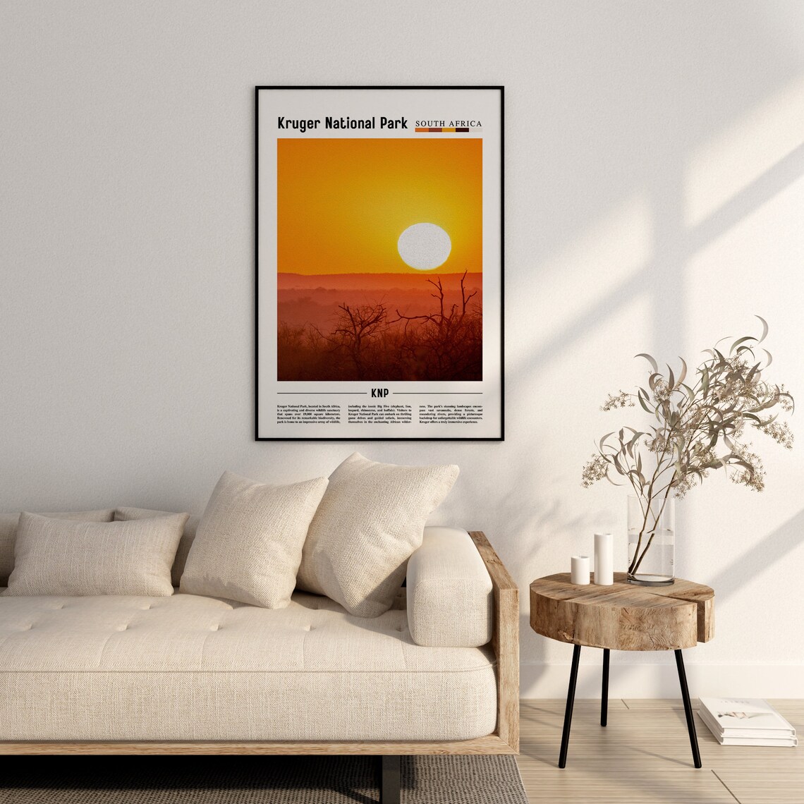 Kruger National Park Minimal Travel Poster - Image 3