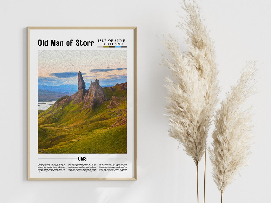 Old Man Of Storr Poster Old Man Of Storr Print Old Man Of Storr Wall Art Europe Photo Europe Poster Europe Print Travel Poster - Image 4