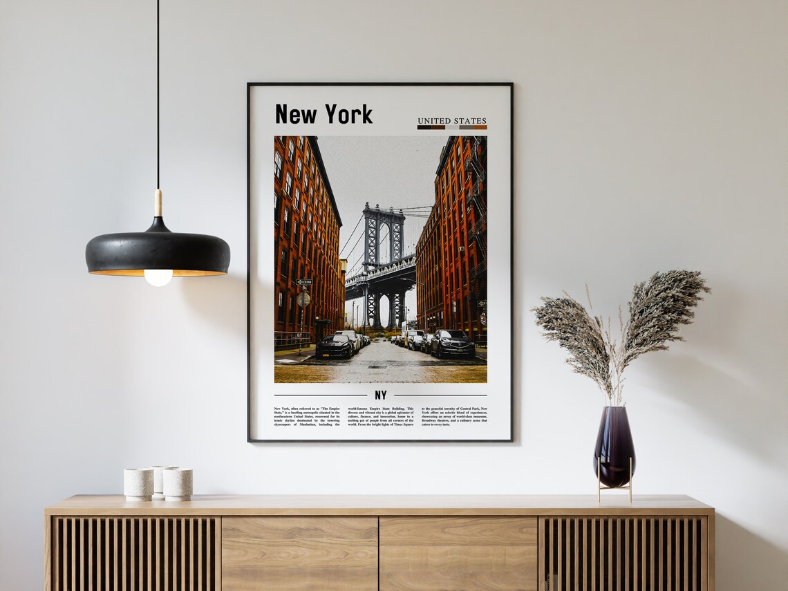 New York Travel Poster, New York City Photo - Image 4