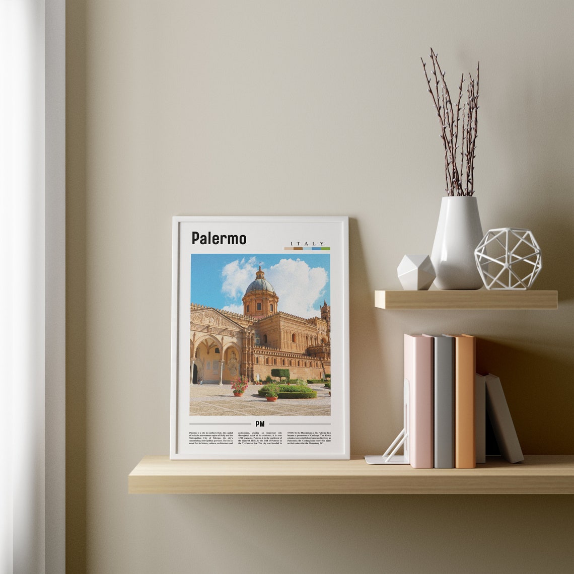 Palermo Print Palermo Poster Palermo Wall Art Italy Photo Italy Poster Italy Print Italy Wall Art Minimal Travel Poster - Image 4