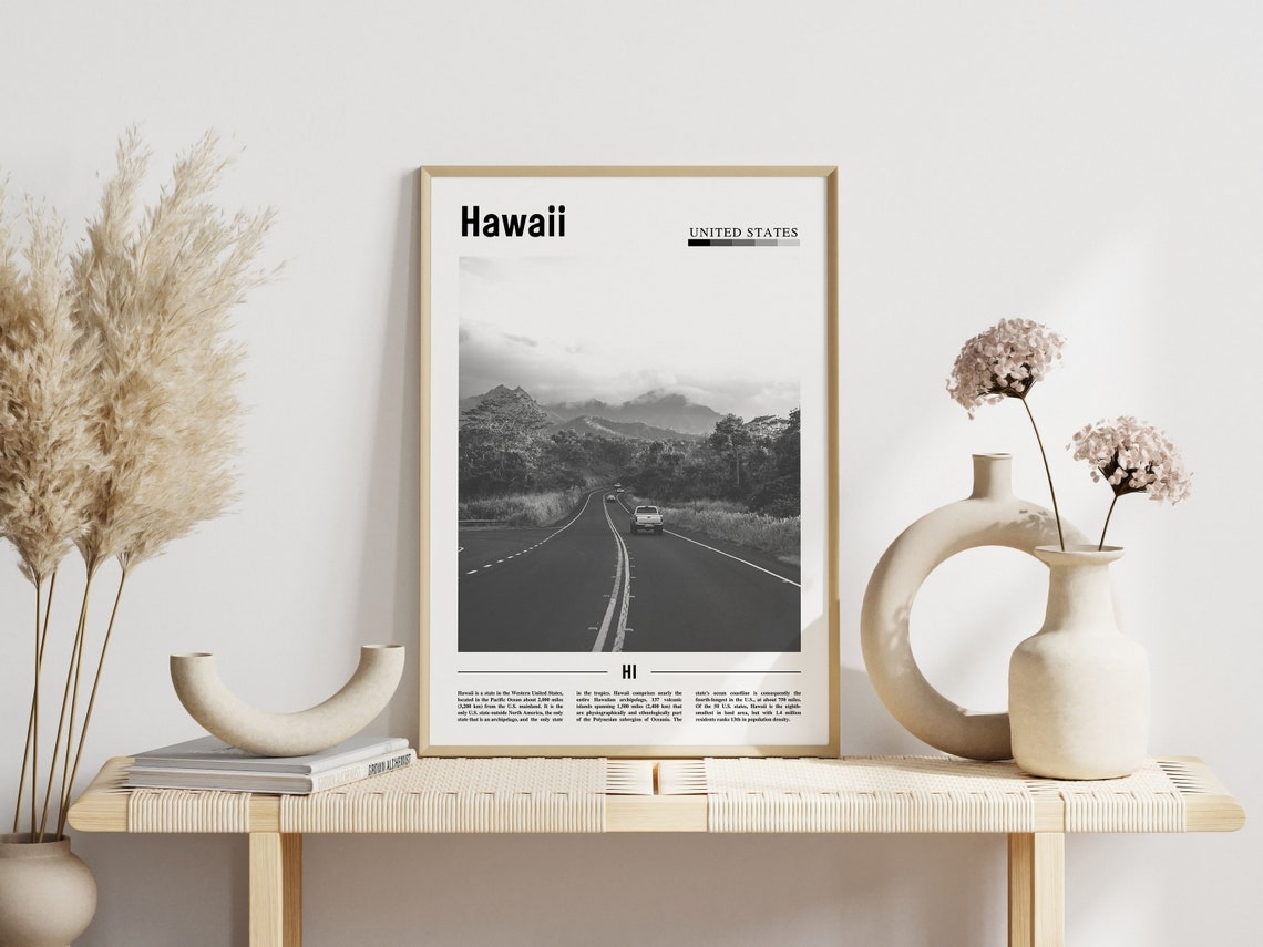 Hawaii Poster, Minimal Travel Poster - Image 6