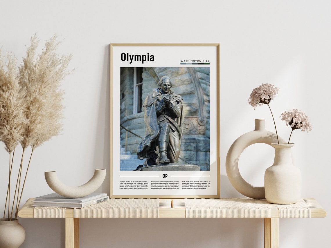 Olympia Poster Olympia Print Olympia Wall Art United States Photo United States Poster United States Print - Image 6