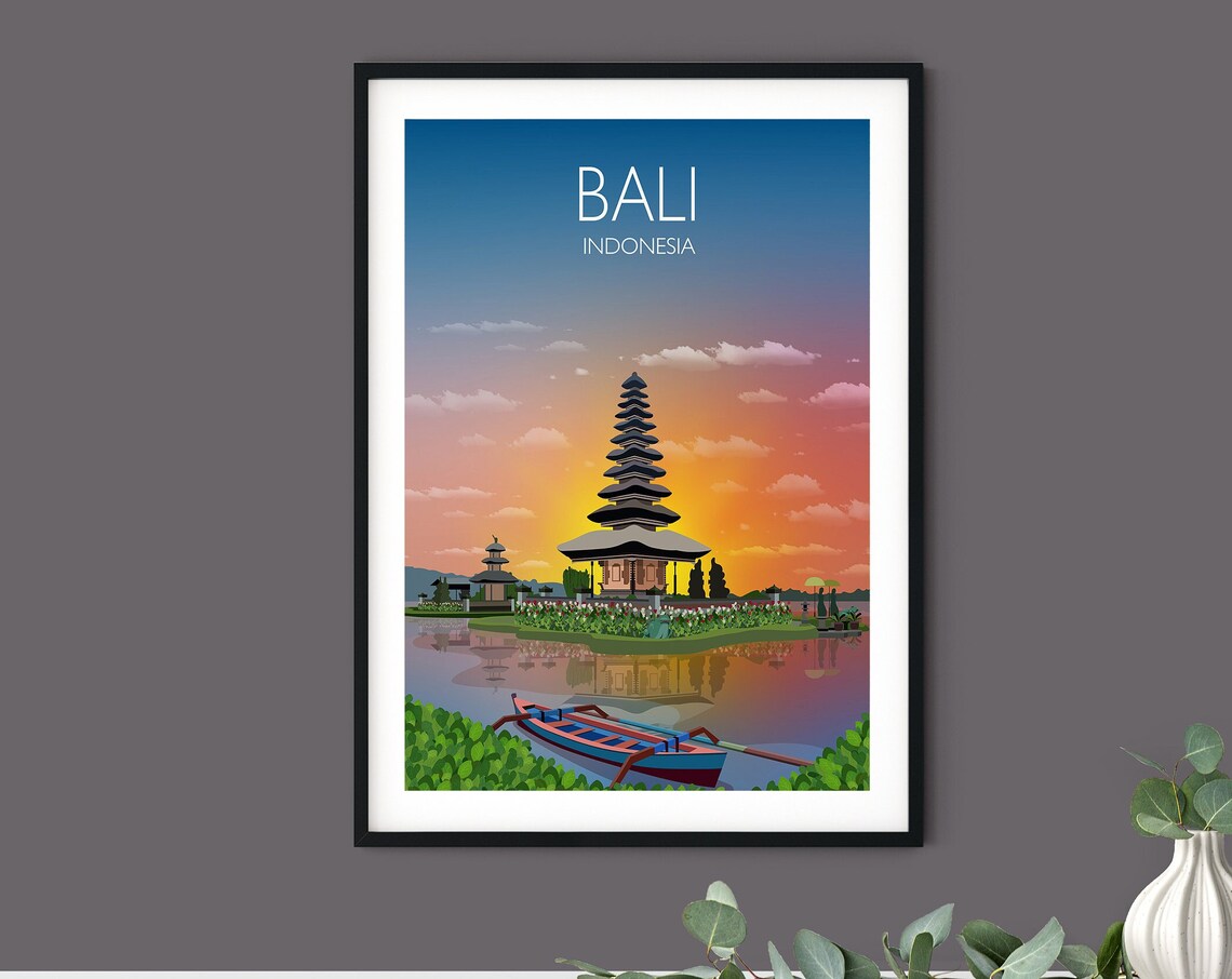 Bali Travel Poster, Indonesia Travel Print - Image 3