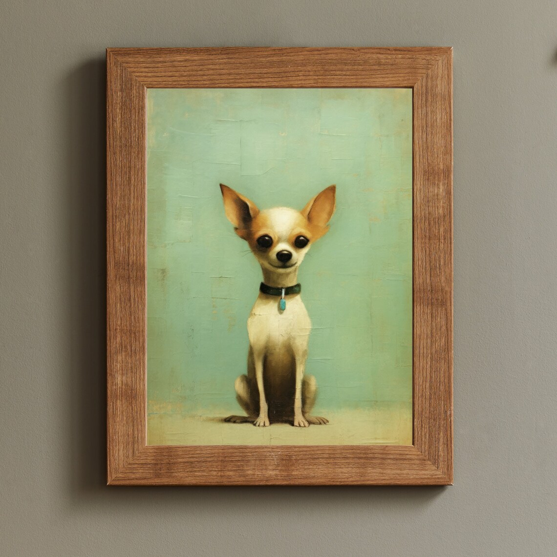 Chihuahua Vintage Dog Print, Cute Dog Decor - Image 2