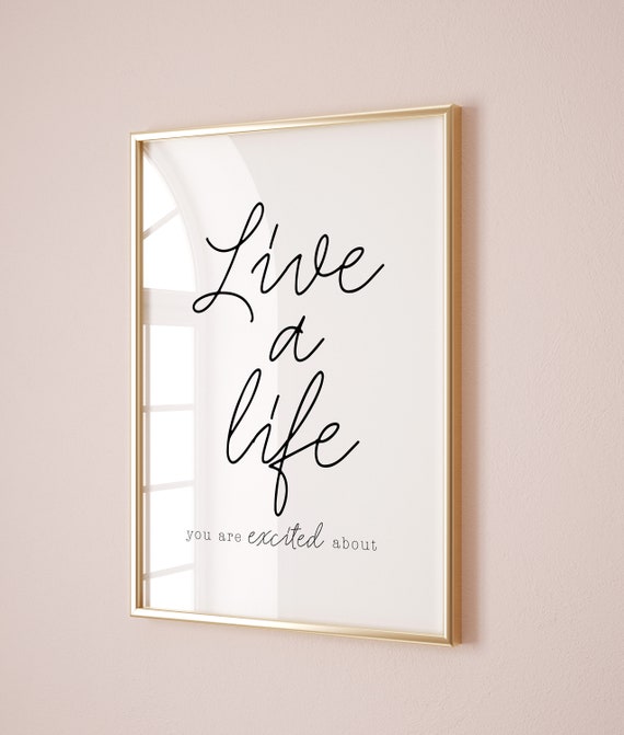 Inspirational Quotes Prints Positive Affirmations College Apartment Dorm Decor Motivational Wall Art Office Motivating Posters
