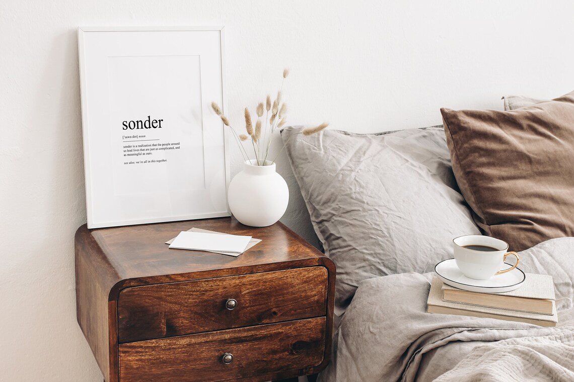 Sonder Definition Motivational Quote Art Print - Image 2