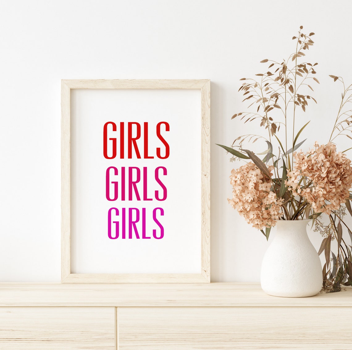 Girls Print Girl Power Poster Feminist Home Decor Irish Prints Empowered Woman Feminism Poster. Teen Room Wall Art Galentines - Image 2