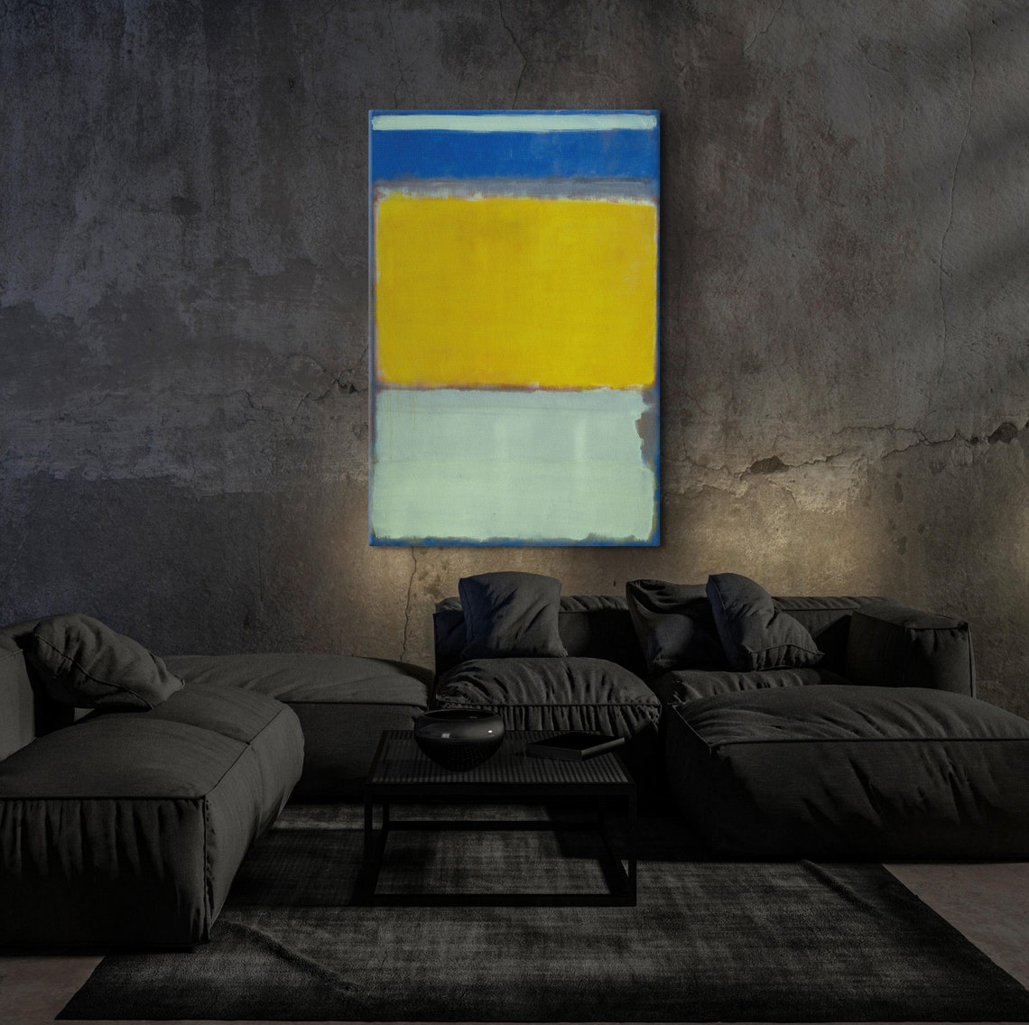 Mark Rothko Framed Mark Rothko Extra Large Exhibition Poster Expressionism Art Rothko Reproduction Art Rothko Glass Modern Art - Image 3