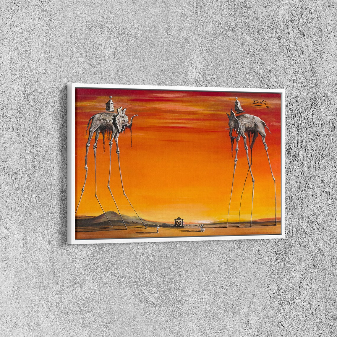 Salvador Dali The Elephants Stilt-Legged Sunset Surreal Poster - Image 5
