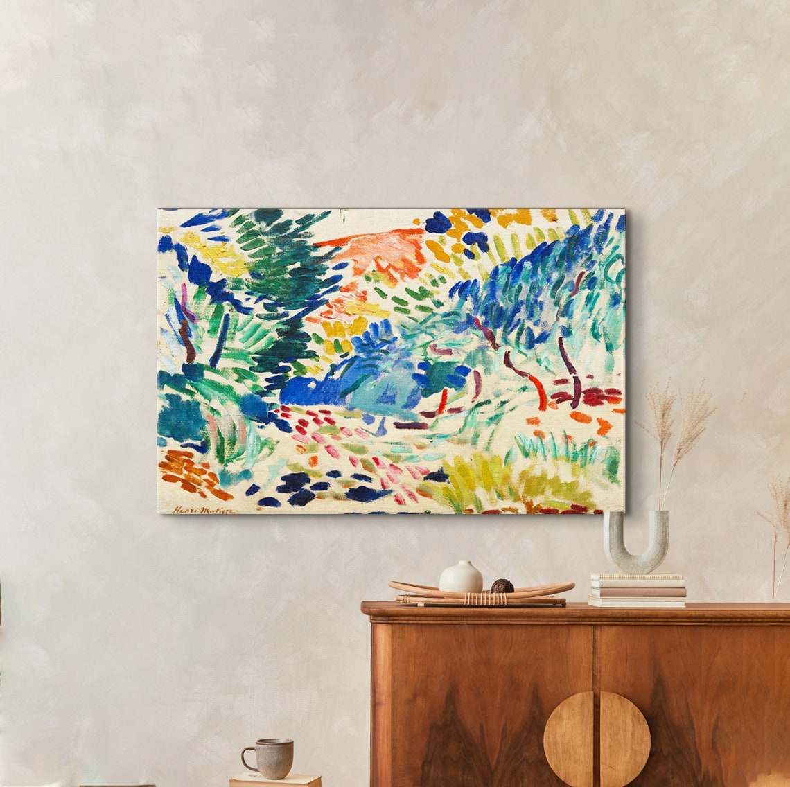 Henri Matisse Landscape At Collioure Poster Reproduction Print Abstract Wall Art Print Modern Art Painting Expressionism Art Print - Image 2