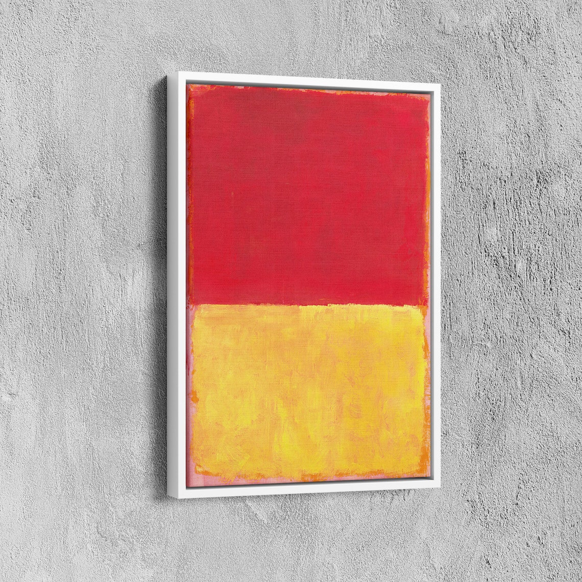 Mark Rothko Yellow And Red Mark Rothko Paintings Exhibition Poster Expressionism Art Rothko Reproduction Art Rothko Glass Art - Image 6