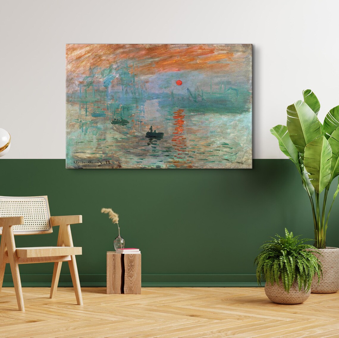 Claude Monet Impression, Sunrise Art Print, Farmhouse Decor - Image 5
