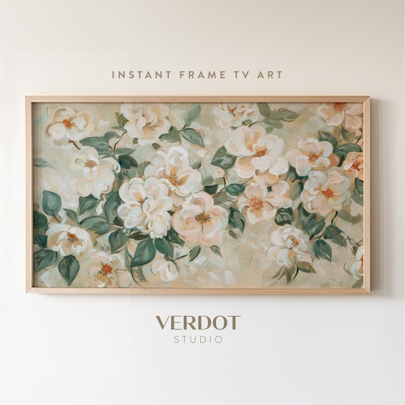 Summer Flowers Vintage Garden Botanical Art Print