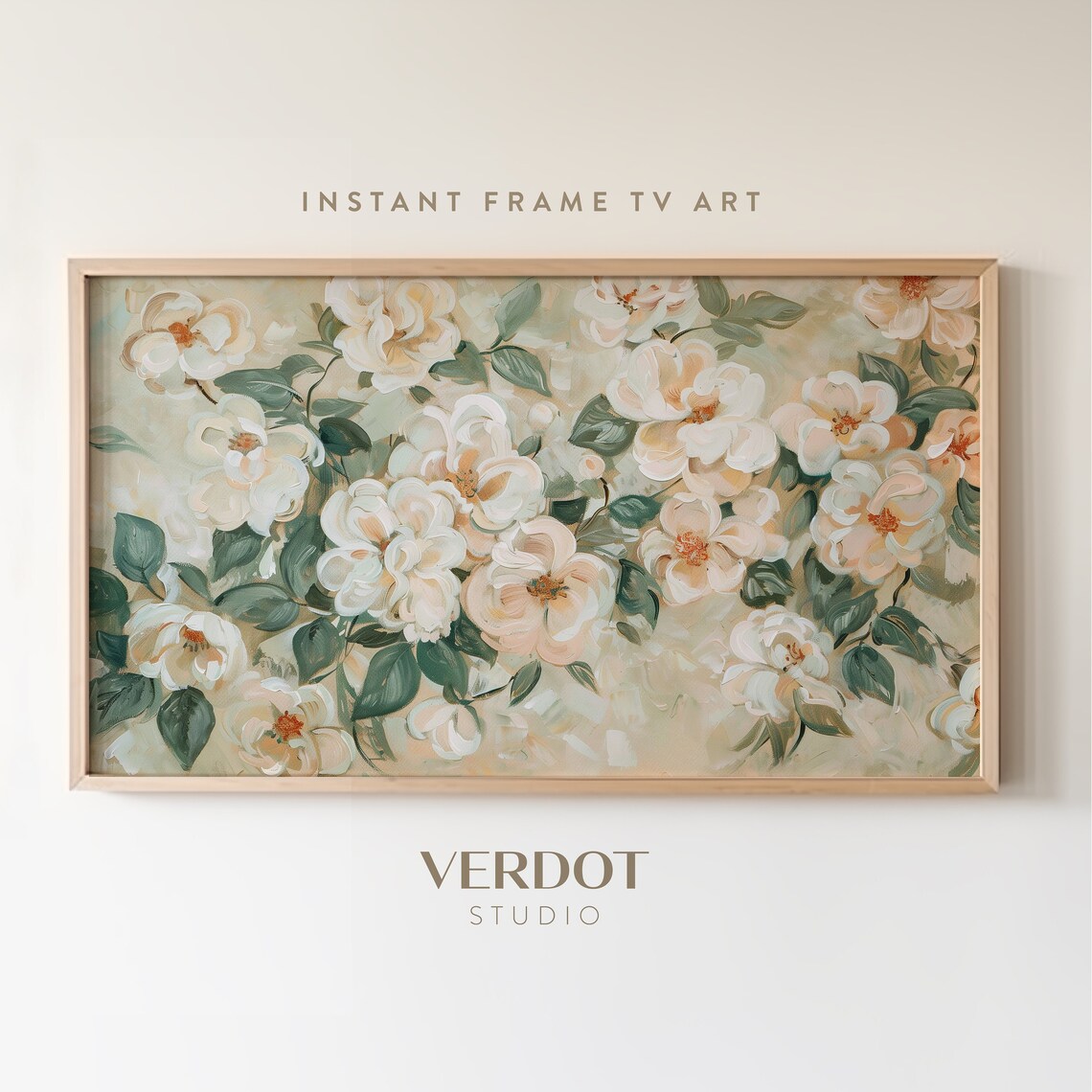 Summer Flowers Vintage Garden Botanical Art Print