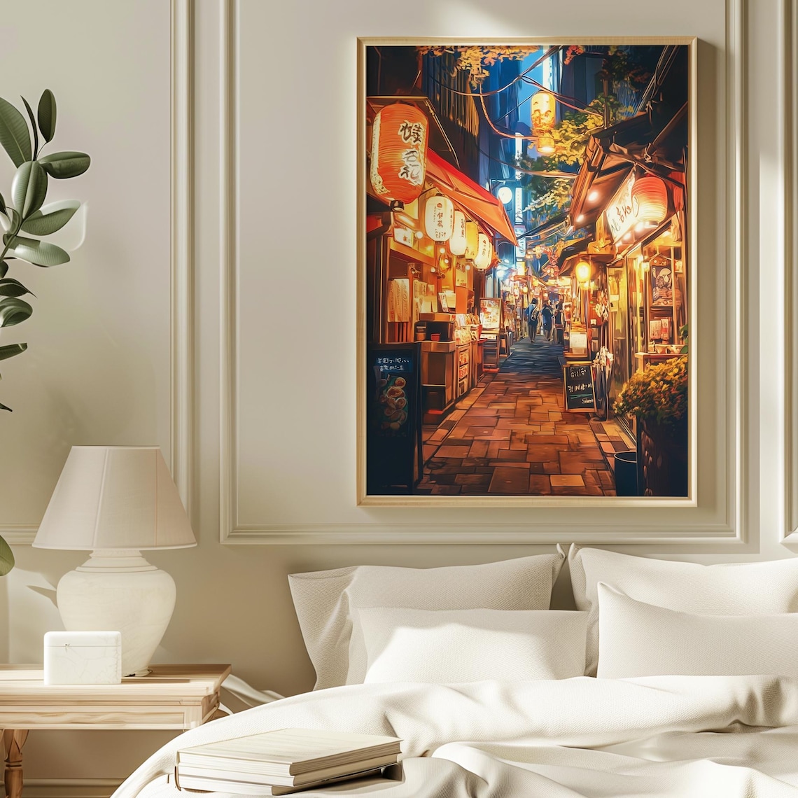 Tokyo Alley Wall Art Print, Anime Manga Style - Image 3
