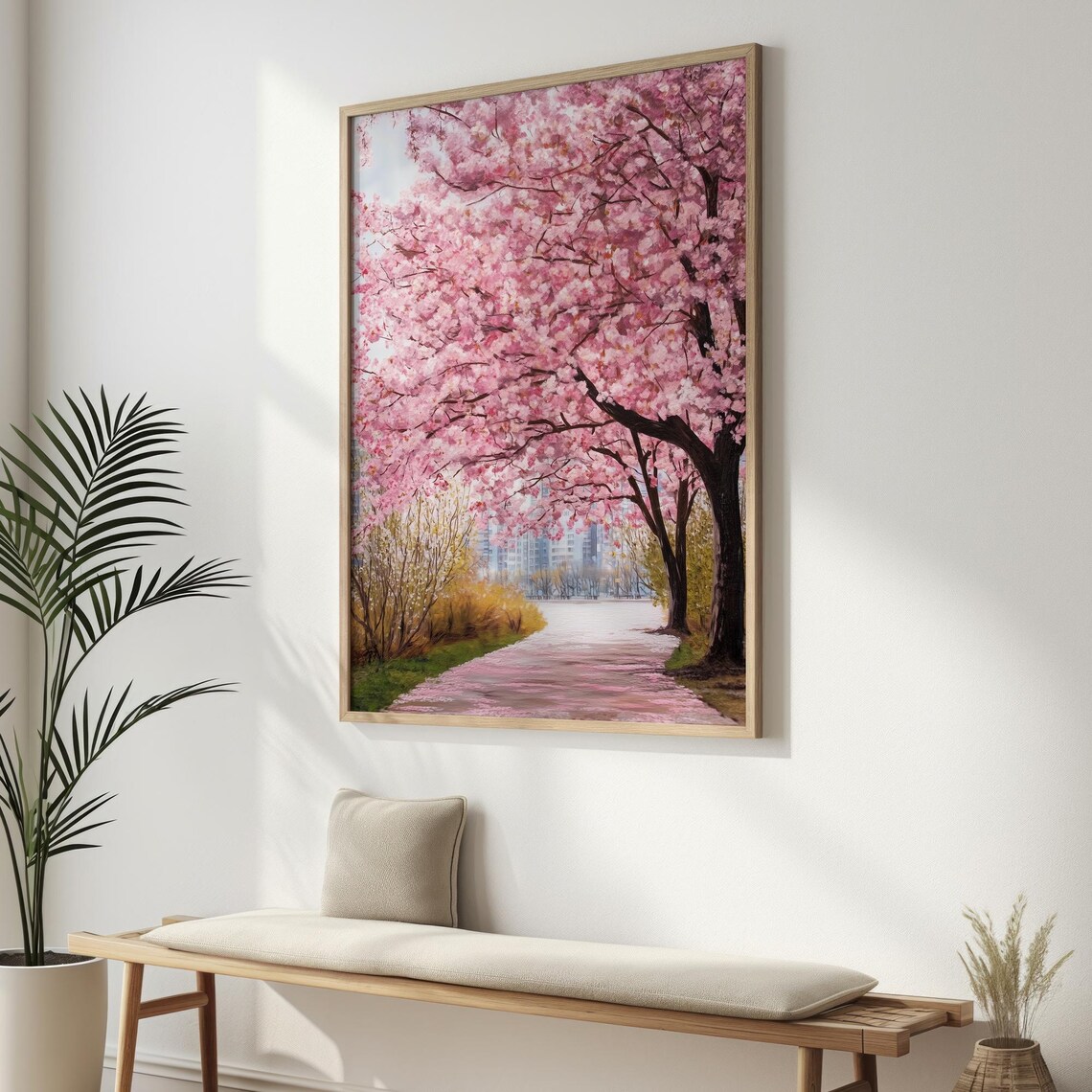 Cherry Blossom Japanese Wall Art, Tokyo Spring Flower Poster - Image 3