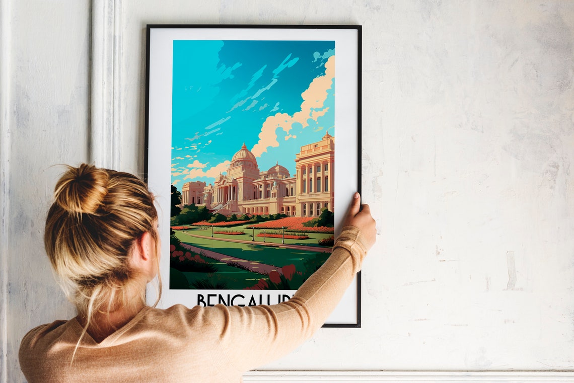 Bengaluru India Palace Gardens Colonial Architecture Grand Dome Poster - Image 2