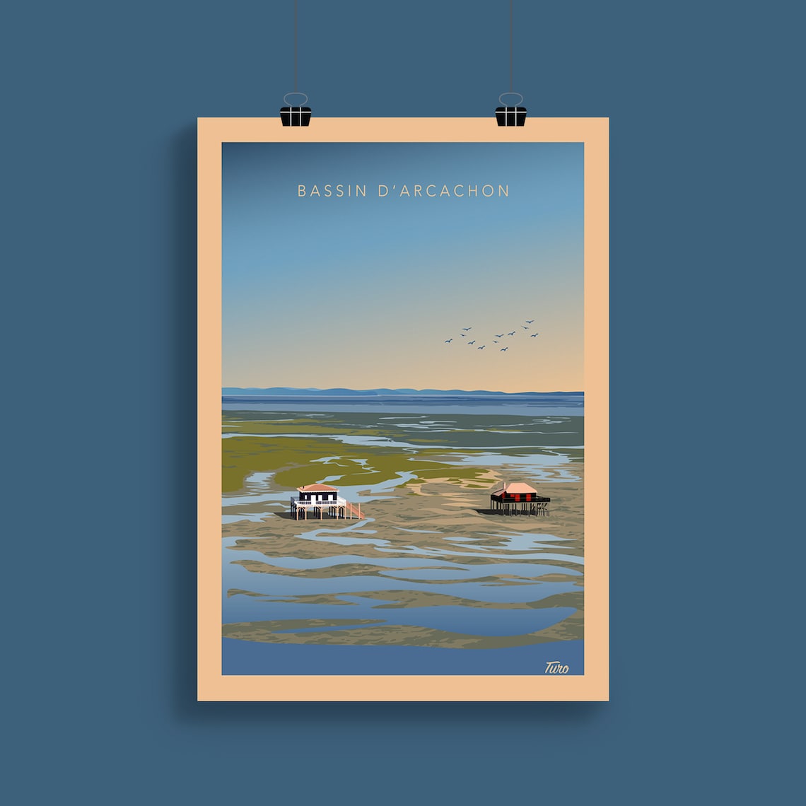 Bassin D'Arcachon Vintage Travel Poster, Cap Ferret - Image 2