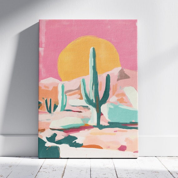 Nature Wall Art Landscape Painting Oil Painting Panoramic Farmhouse Decor Cottagecore Decor Wall Art Prints