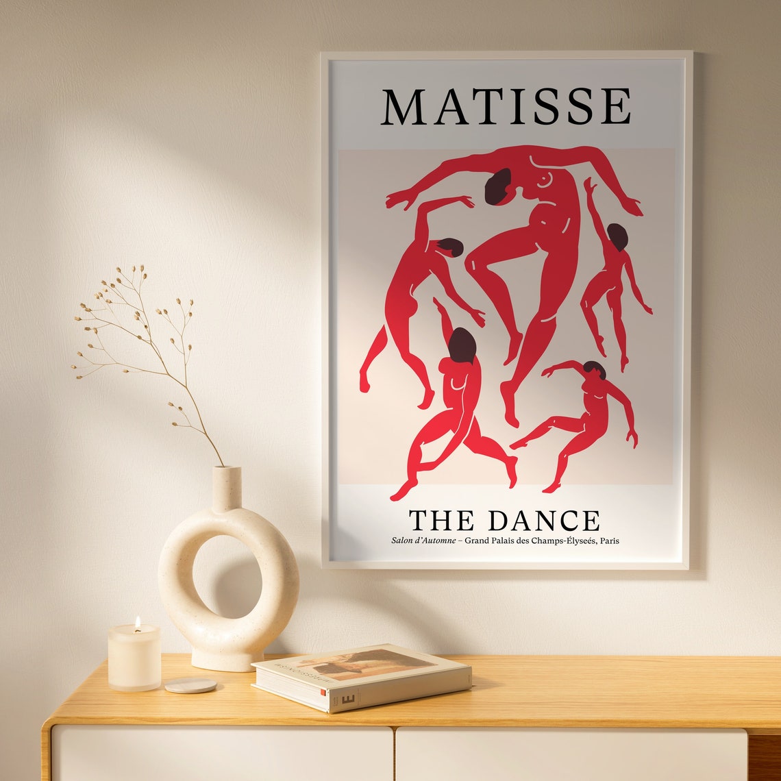 Matisse The Dance Red Dancers Vintage Grand Exhibition Art Poster - Image 3