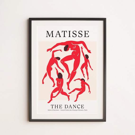 Matisse The Dance Red Dancers Vintage Grand Exhibition Art Poster