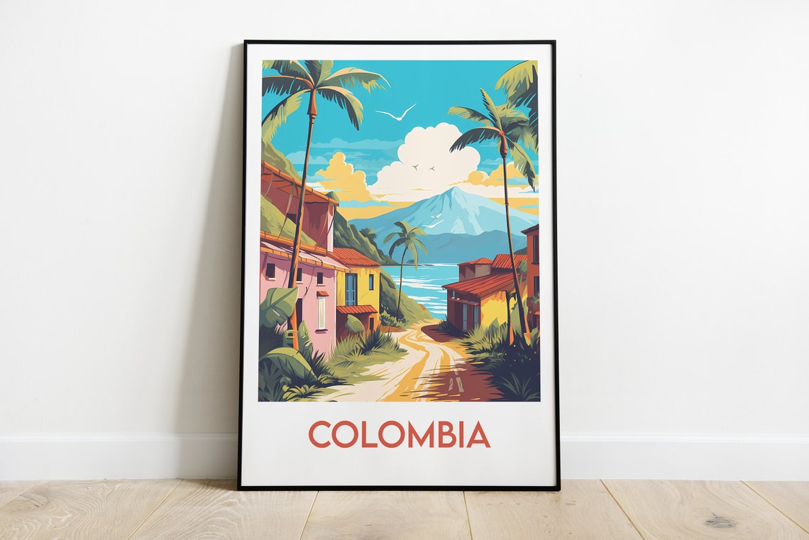Colombia Travel Poster