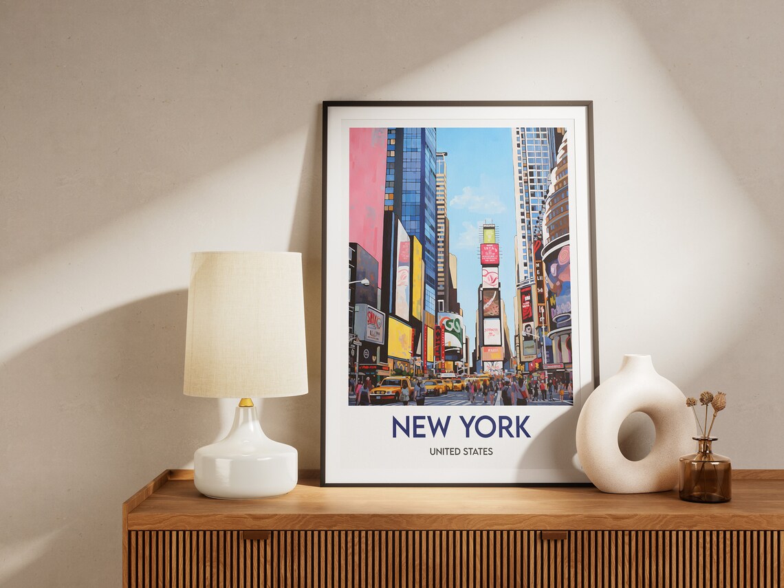 New York Minimalist Travel Poster, United States - Image 2