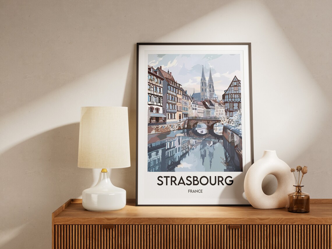 Strasbourg France Travel Poster, Travel Poster - Image 2