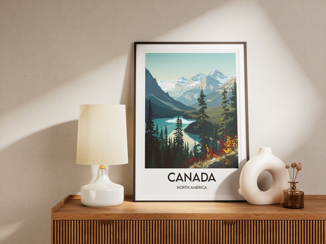 Canada Travel Poster, Place for Map Lovers - Image 2