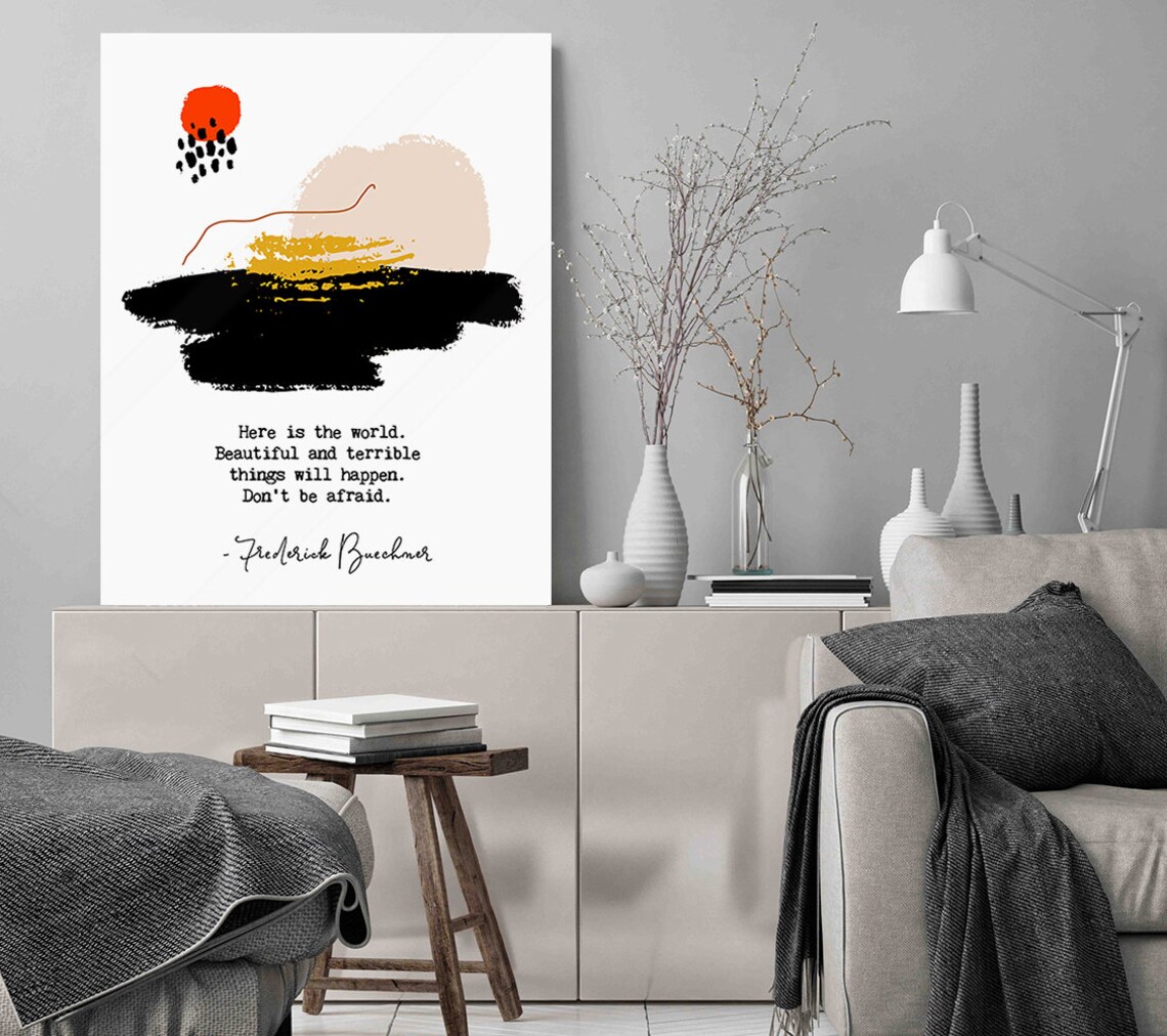 Frederick Buechner Quote Art Print, Graduation Gift - Image 3