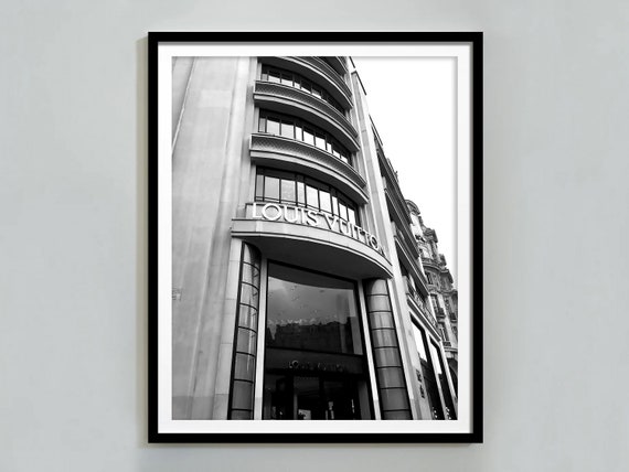 Luxury Fashion Store Poster Black And White Fashion Photography Hypebeast Wall Art Y2k Maximalist Room Decor