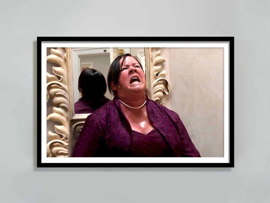 Bridesmaids Movie Poster Funny Bathroom Wall Art Vintage Print Teen Girls Bathroom Decor Retro Wall Art Toilet Print