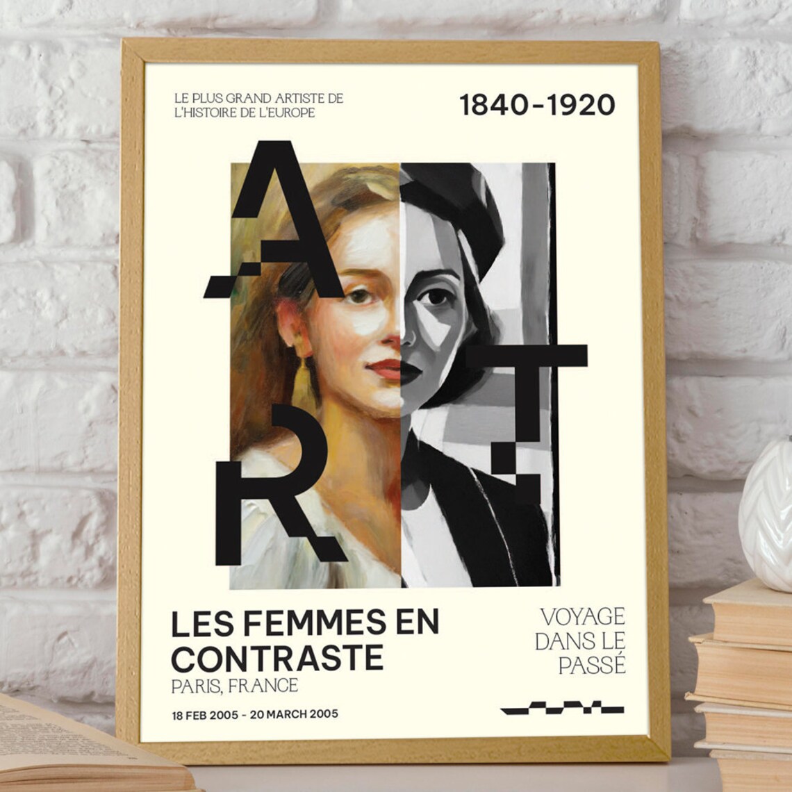 Women Artists Exhibition Poster, Paris France Decor - Image 2